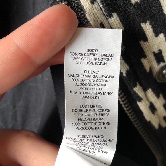 Lucky Brand Geometric Pattern Jacket - Picture 5 of 8